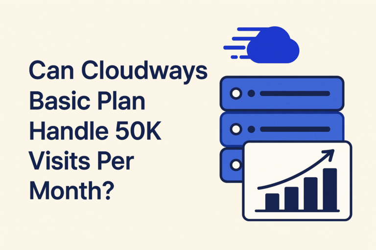 Can Cloudways Basic Plan Handle 50k visitors per month